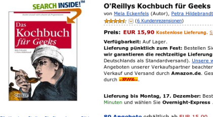 Kochbuch für Geeks Amazon